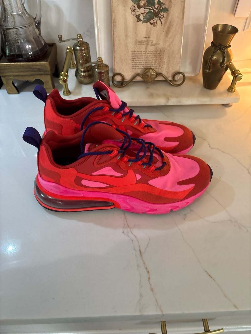 Nike Air Max 270 React Noble Red Hyper Pink Sneakers